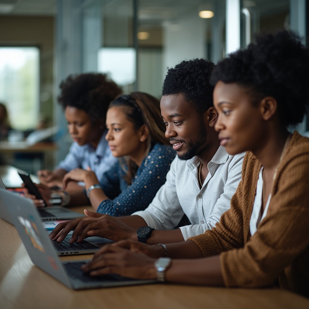 African educators exploring educational technology